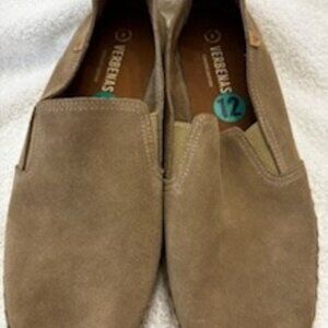 Verbenas Espadrilles Troy Serraja Yute Tono Piedra leather Men's Size 12 NWOT